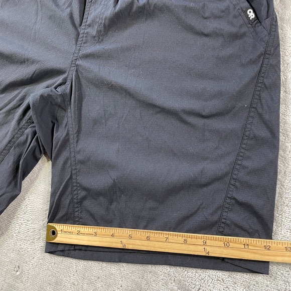 Outdoor Research Zendo Shorts Mens Large Black 10" Hiking Camping Outdoor Light - Picture 5 of 10